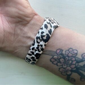 Leopard Print Rubber 44mm M/L Apple Watch Band
